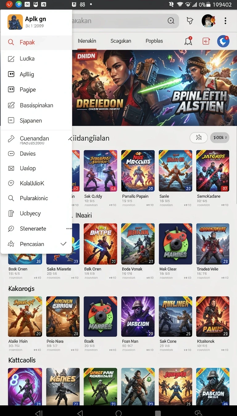 Tampilan utama aplikasi Review Aplikasi kaya33 yang intuitif dan efisien.