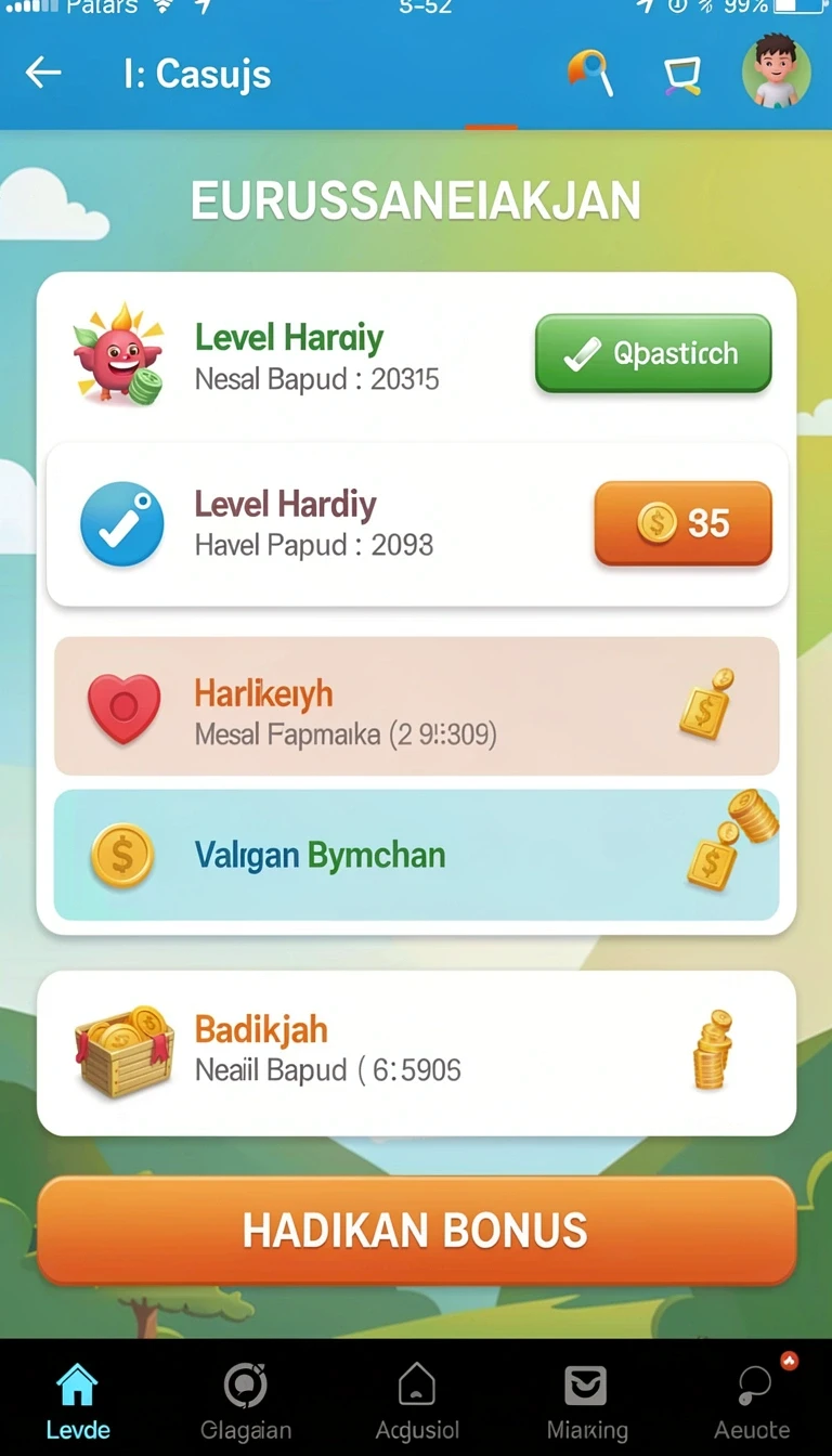 Tampilan utama aplikasi Review Aplikasi luckymino yang intuitif dan efisien.