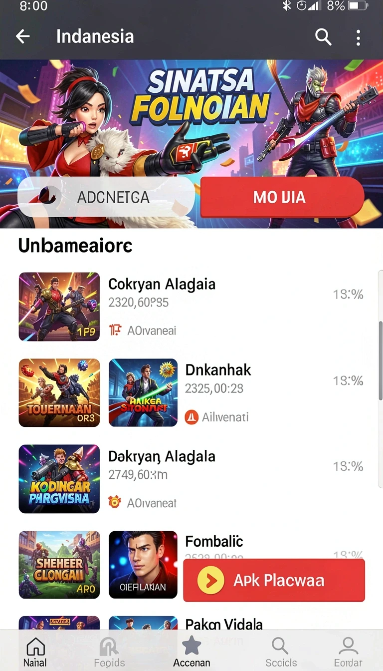 Tampilan utama aplikasi Review Aplikasi g9vip yang intuitif dan efisien.